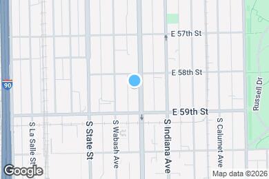 Map image of the property - 5824 S Michigan Ave