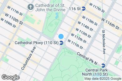 Map image of the property - 300 W 110th St