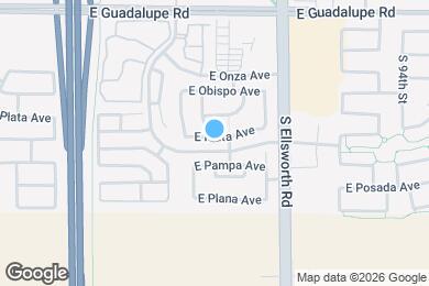 Map image of the property - 9049 E Plata Ave