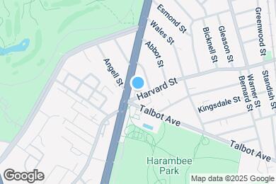 Map image of the property - 247 Harvard St