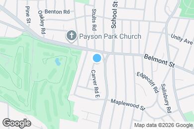 Map image of the property - 20 Carver Road East