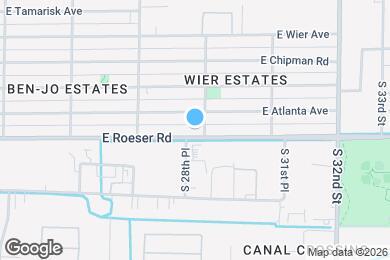 Map image of the property - 2854 E Roeser Rd