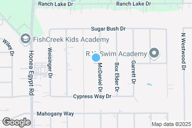 Map image of the property - 911 McDaniel Dr