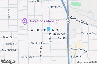 Map image of the property - 1314 S Hull St