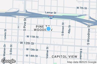 Map image of the property - 3509 W 10th St