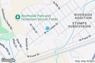 Map image of the property - 1201 W Montana St