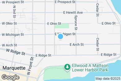 Map image of the property - 317 E Arch St