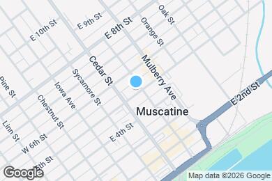 Map image of the property - 317 E 5th St