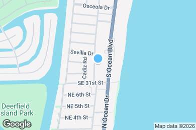 Map image of the property - 2929 S Ocean Blvd