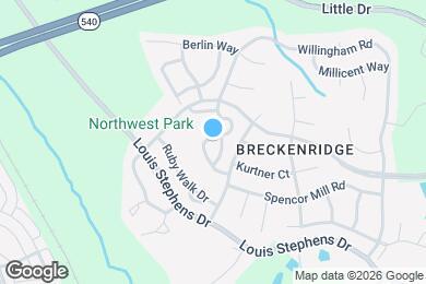 Map image of the property - 507 Sutter Gate Ln