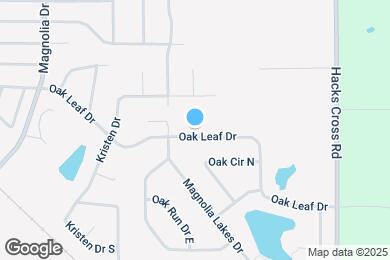 Map image of the property - 10626 Oak Leaf Dr
