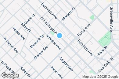 Map image of the property - 1733 N Fitzhugh Ave