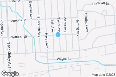 Map image of the property - 119 Taylor Ave