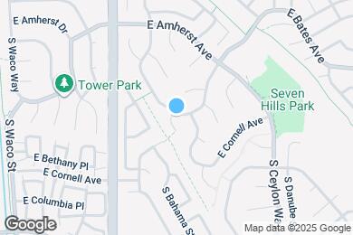 Map image of the property - 4563 S Argonne St