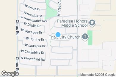 Map image of the property - 17628 W Corrine Dr