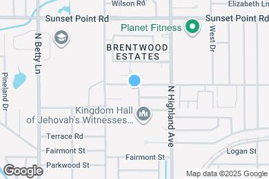 Map image of the property - 1794 Weston Dr