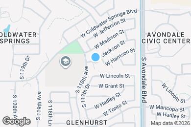 Map image of the property - 11717 W Jackson St