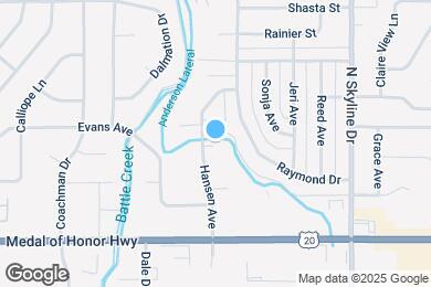 Map image of the property - 640 Hansen Ave