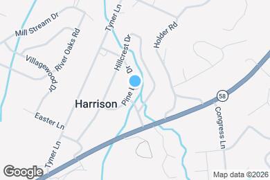 Map image of the property - 5824 Pine Lake Dr