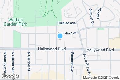 Map image of the property - 1734 N Fuller Ave