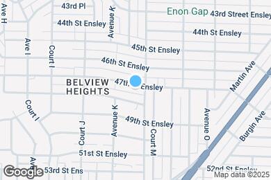Map image of the property - 1121 47th St Ensley