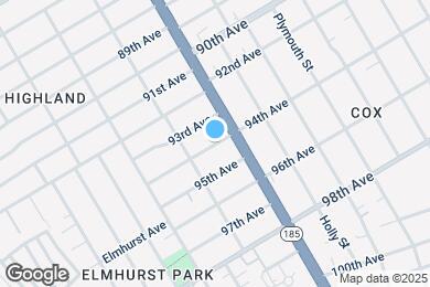 Map image of the property - 1349 94th Ave