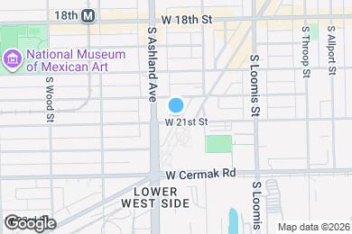 Map image of the property - 1532 W 21st St