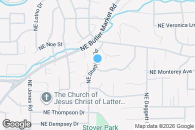 Map image of the property - 2806 NE Shepard Rd