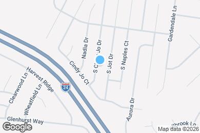 Map image of the property - 3655 S Cindy Jo Dr