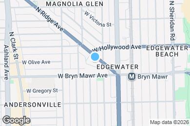 Map image of the property - 5644 N Ridge Ave