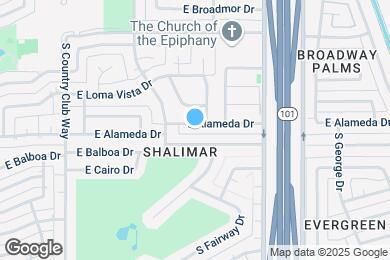 Map image of the property - 2131 E Alameda Dr