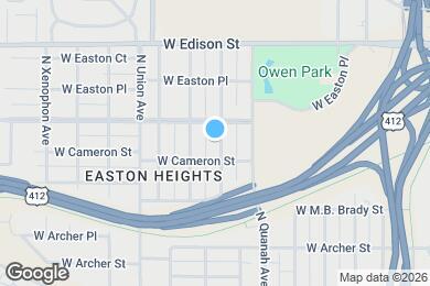 Map image of the property - 310 N Rosedale Ave