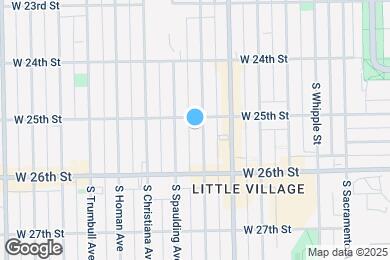 Map image of the property - 2510 S Sawyer Ave