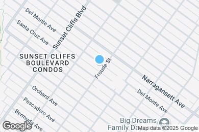 Map image of the property - 4617 Del Monte Ave