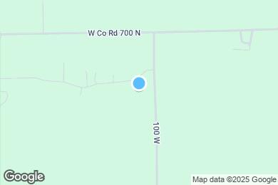 Map image of the property - 6845 N County Road 100 W