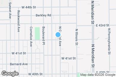Map image of the property - 4202 N Capitol Ave