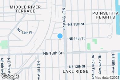 Map image of the property - 1400 NE 14th St