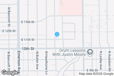 Map image of the property - 1101 N Downey Ave