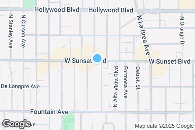 Map image of the property - 7266 W Sunset Blvd