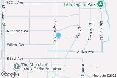 Map image of the property - 3421 Pussywillow St