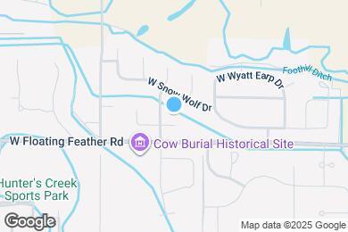 Map image of the property - 10524 W Black Fang CT