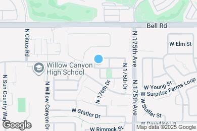 Map image of the property - 17670 W Bridger St