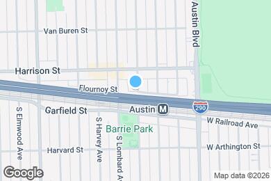 Map image of the property - 927 S Taylor Ave