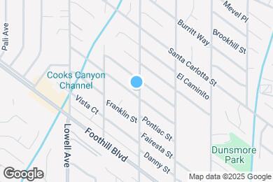 Map image of the property - 3805 Los Olivos Ln