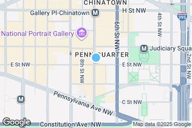 Map image of the property - 699 E St NW