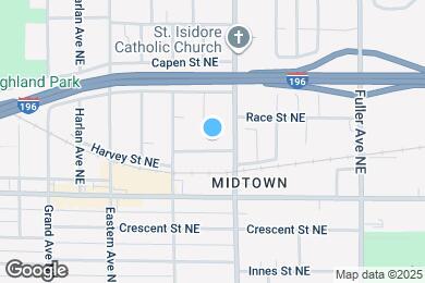 Map image of the property - 939 Baraga St NE