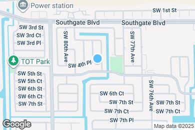 Map image of the property - 7872 SW 4th Pl