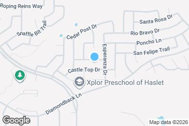 Map image of the property - 1021 Fort Apache Dr