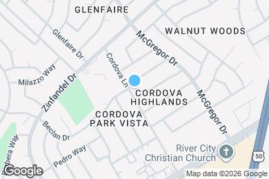 Map image of the property - 2501 Cordova Ln