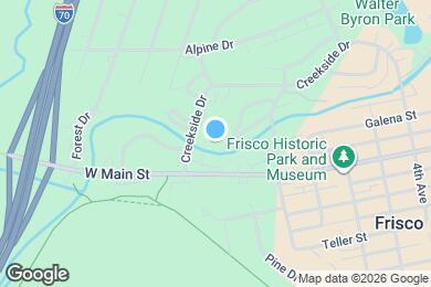 Map image of the property - 222 Creekside Dr